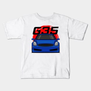 Front Blue G35 JDM Kids T-Shirt